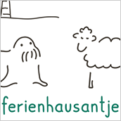Logo Ferienhaus kalligrafie typographie